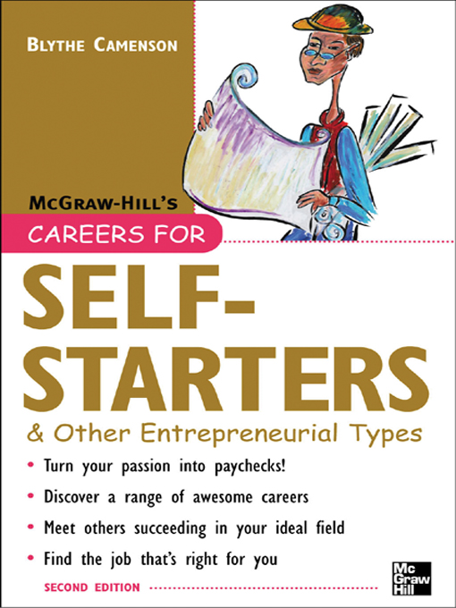 Title details for Careers for Self-Starters & Other Entrepreneurial Types by Blythe Camenson - Available